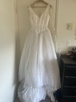 Embroidered Wedding Dress