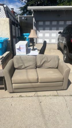 Free sleeper couch, desk and chair