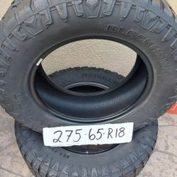 275. 65 R18 2 Tires