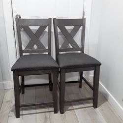 2 Stools 24 Inches Height Seat 