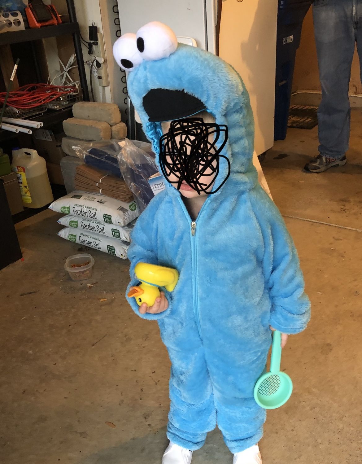 Cookie Monster Halloween Costume 3T-4T