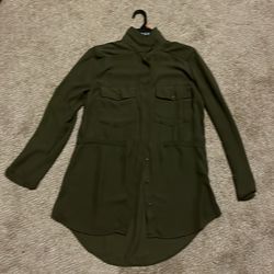 Dark Green Longsleeve Button Down Shirt