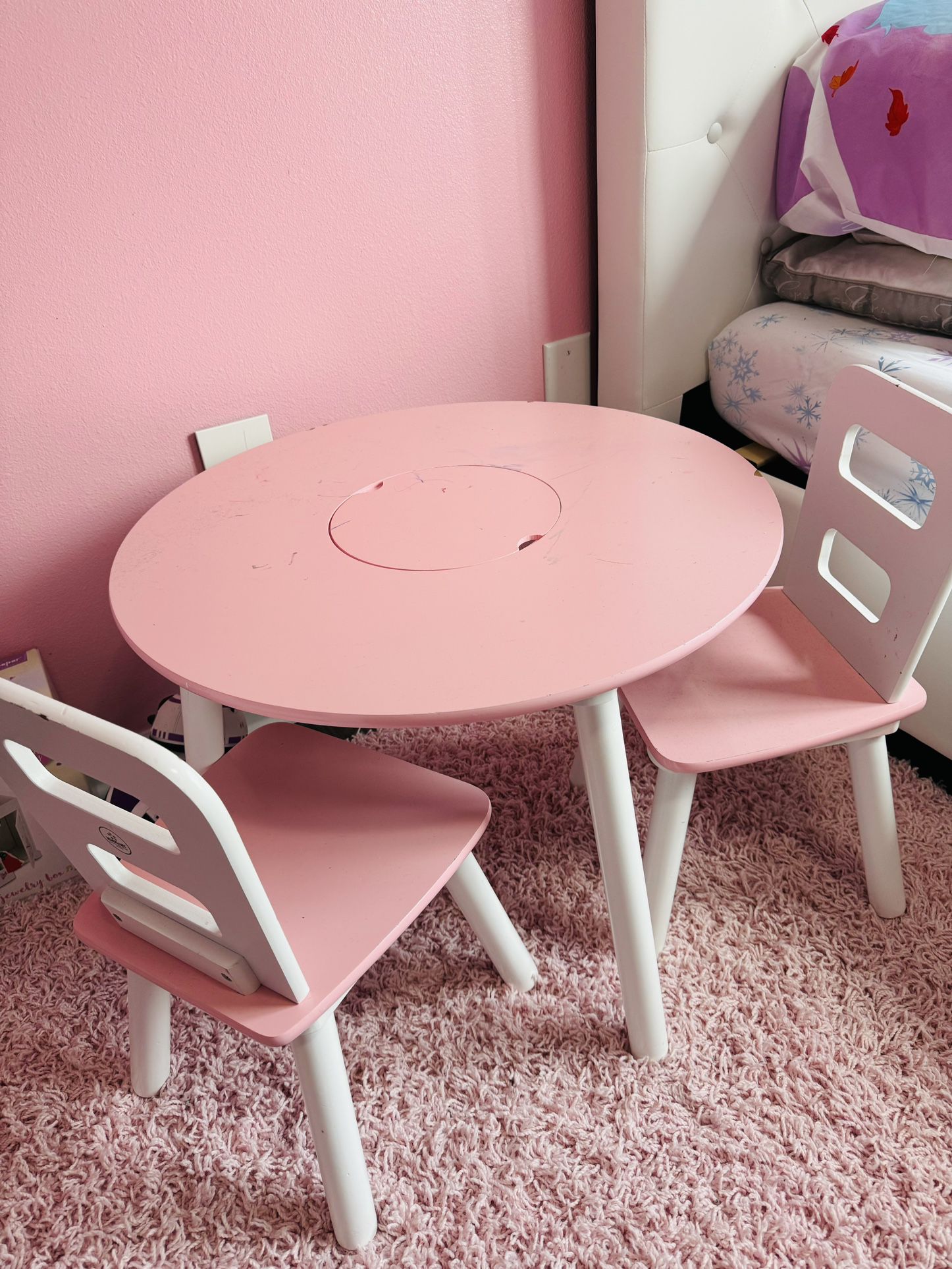 Kids Kraft Table And Chairs