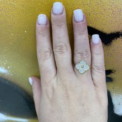 14k FLOWER RING 