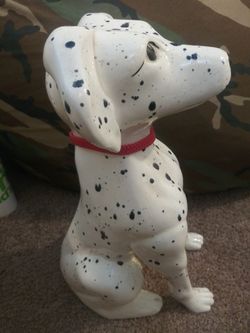 Firehouse Dalmatian Ceramic Dog.