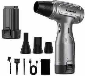 NEW Professional Cordless Compressed Air Duster w/ 2 Batteries