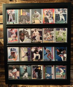 Chicago White Sox Frank Thomas Baseball Vintage Lot Collection Trading Sport Cards Frame