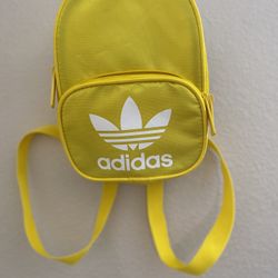 Small Adidas Yellow Backpack 