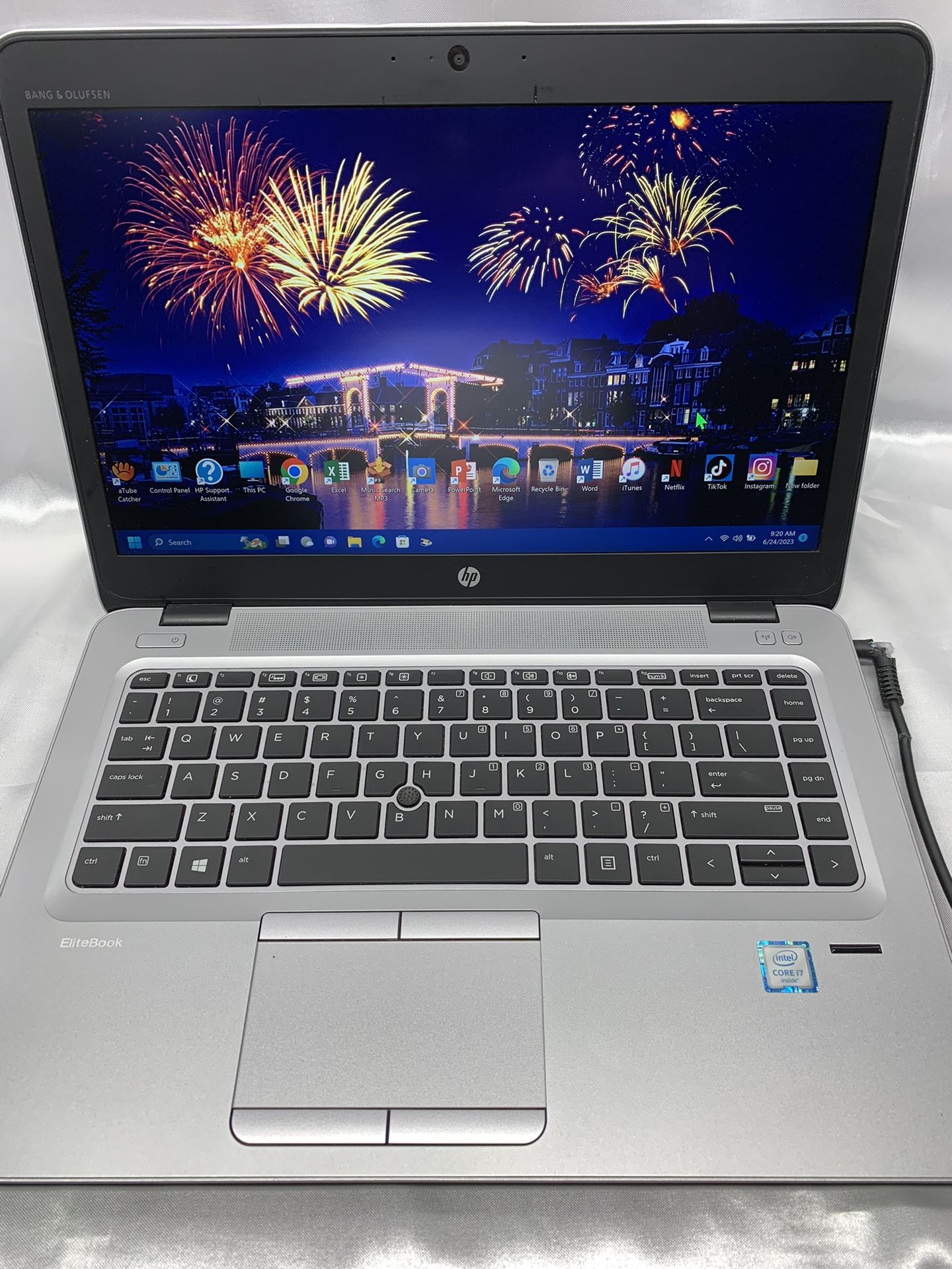 i7…i7…HP -ELITEBOOK 7 GENERATION build On 03/16/2020….256.0 GB SSD ( Capacity ) ..8.0 GB RAM . READY FOR CLASSES FULLY LOADED