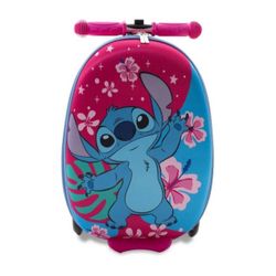 Disney Kids' Hardside Carry On Scooter Suitcase - Lilo & Stitch
