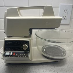 Vintage Oster Regency Kitchen Center 12 Speed Mixer Blender