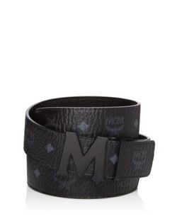 black MCM belt