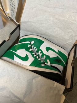 Nike Jordan 1 Mid Lucky Green Size 8 – Clean Used Pair With Box