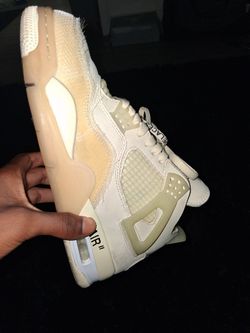 Jordan 4 off white size 9