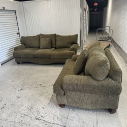 Forest Green Sofa Set