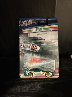 Hot Wheels Silver Series Toyota Supra 7-Eleven Diecast Car Green White UNOPENED