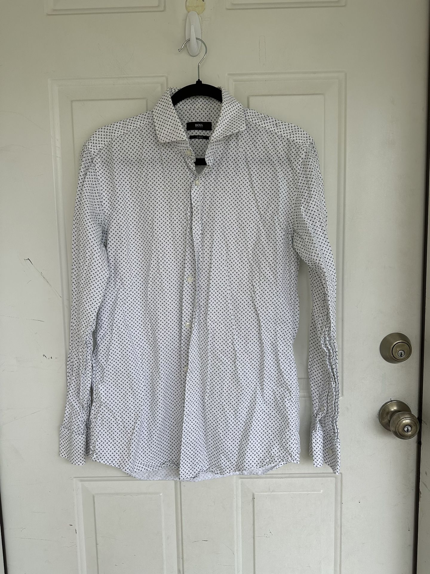 Hugo Boss Men’s Slim Fit Button Down Shirt size 15.5/39