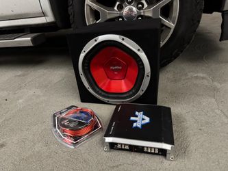 Sony Xplod Subwoofer, Autotek Amp & Wiring Kit