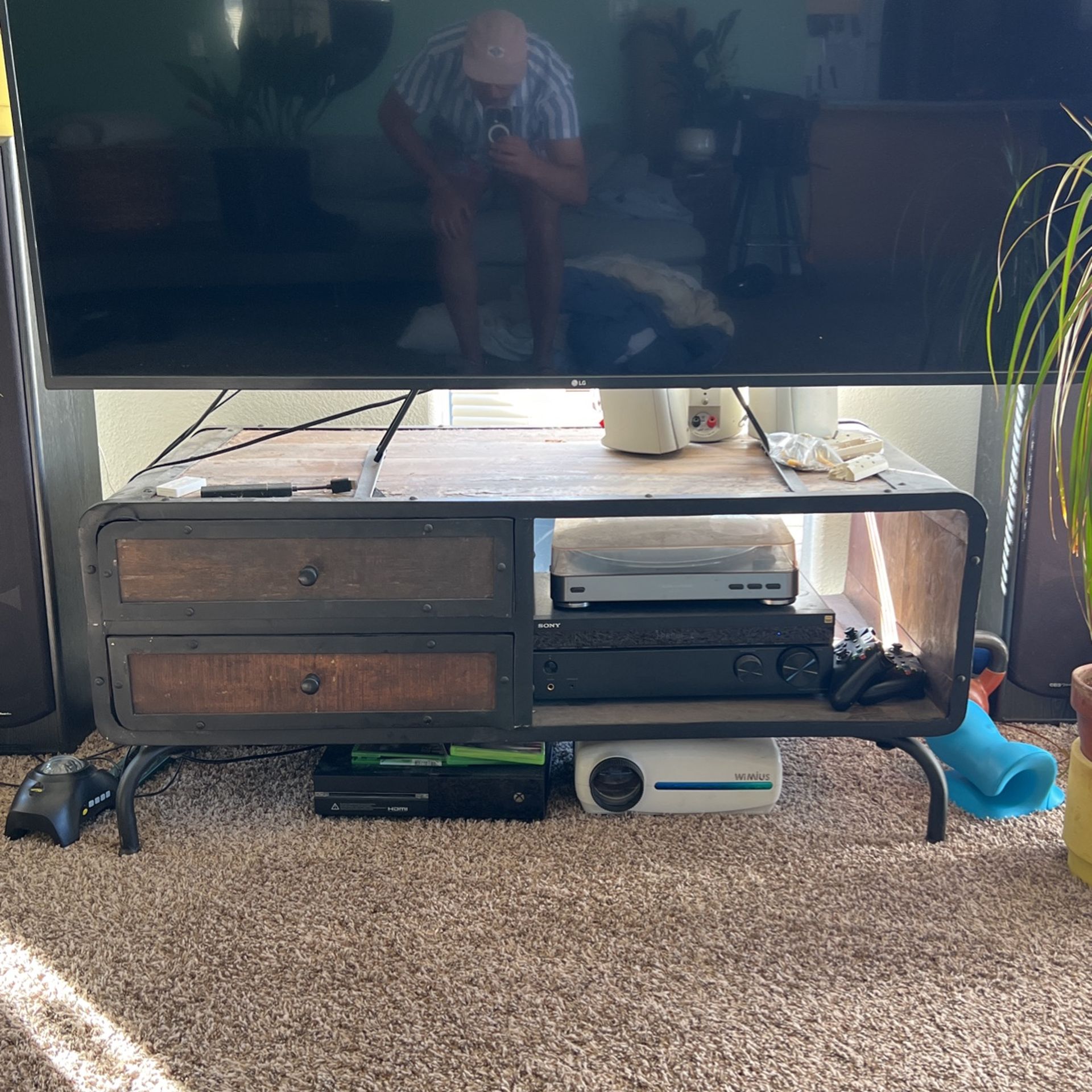 Industrial tv Stand