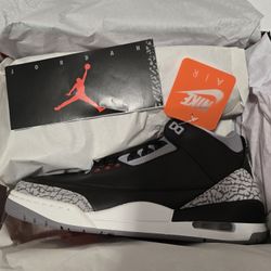Jordan 3 Retro  OG 'Black Cement' 2024