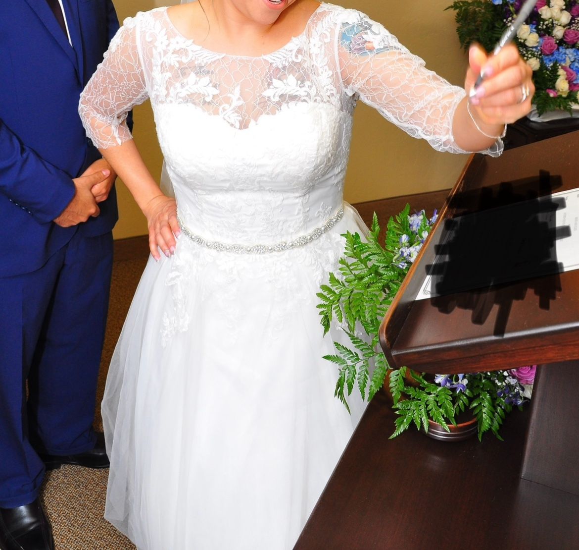 A Line Wedding Dress 