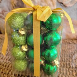 Small Merry Mini Glass Ornaments - Post 3