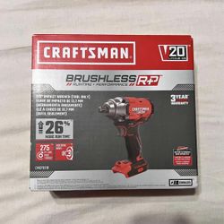 CRAFTSMAN 20-volt Max Variable Brushless 1/2-in Drive Cordless Impact Wrench 
