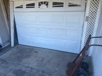 Garage Door Broken Spring Opener Off Track Replace Adjustment And Parts