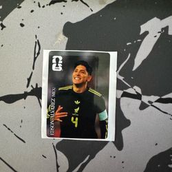 Edson Alvarez Coca-Cola Panini Sticker