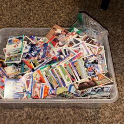 Bucket Of Miscellaneous Cards