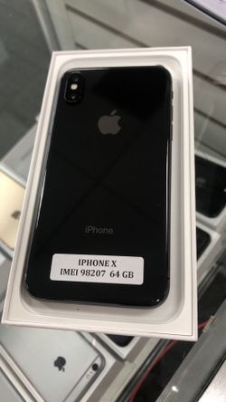 😍📲iPhone X 64gb factory unlocked with warranty