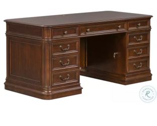 Executive Mid Century Desk and File Dresser set