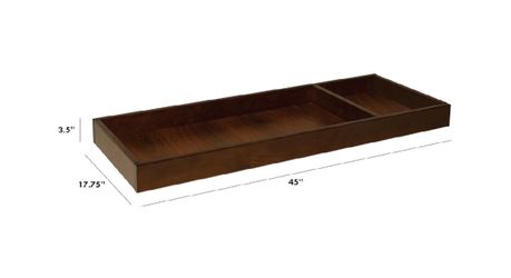 New Other Davinci Universal Wide Removable Changing Tray in Espresso, M0619