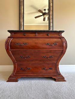 Bombay Company Bombe Chest with Marble Top