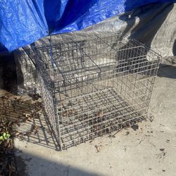 Pet Animal Cage Transportation Metal Crate