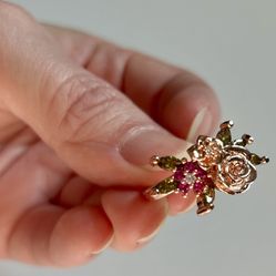 NEW Women’s Floral Ring 925 Stamped Sterling Silver Floral Ring