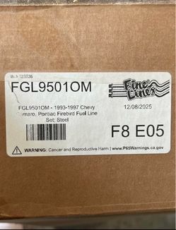 Fine Lines FGL9501OM Chevy Camaro Pontiac Firebird Fuel Line Set