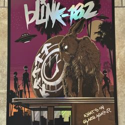 Blink 182 Inglewood Foil Poster Perfect Condition (229/300) 
