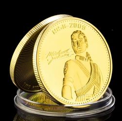 Michael Jackson Commemorative Gold Coin