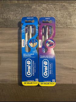 Oral B Toothbrush Value Pack $4 Each
