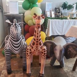Set Of 3 Decorative Animal Balloons