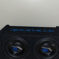 Big RockVille Subwoofer+Potent Amp 1500 W+Wiress