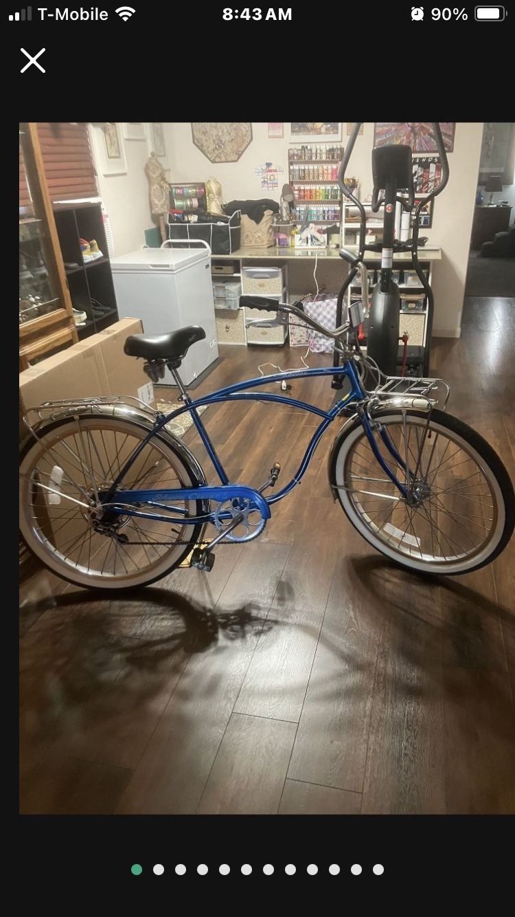 Schwinn Beach Cruiser Bike 5 Speed 1980 