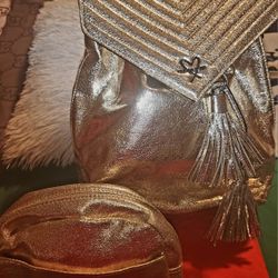 VICTORIA SECRET BACKPACK AND MAKEUP POUCH SET