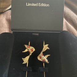 Koi fish earring hooks