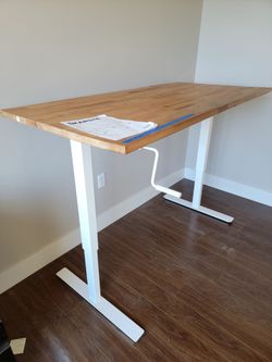 Work Table Desk, Skarsta Okea 29" x 60" adjustable height