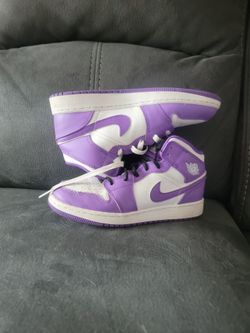 Purple jordan 1s