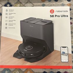 Roborock S8 Pro Ultra; Wi-Fi Connected Robot Vacuum with RockDock Ultra