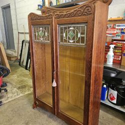 Antique Book Case With Shelves