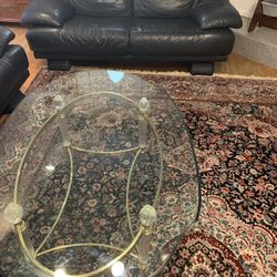 Natuzzi soft leather Italian couch and love seat , navy blue ,couch 82”w, love Seat 70”custom made.  Natuzzi use premium top grain Italian leather , m